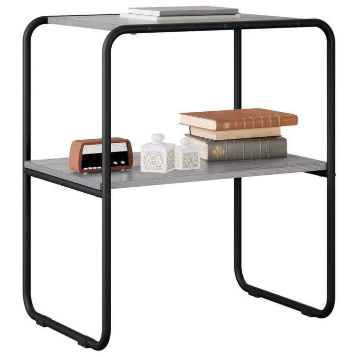 Masă de consolă Sonoma gri 80 x 42,5 x 70 cm Lemn prelucrat WALTI