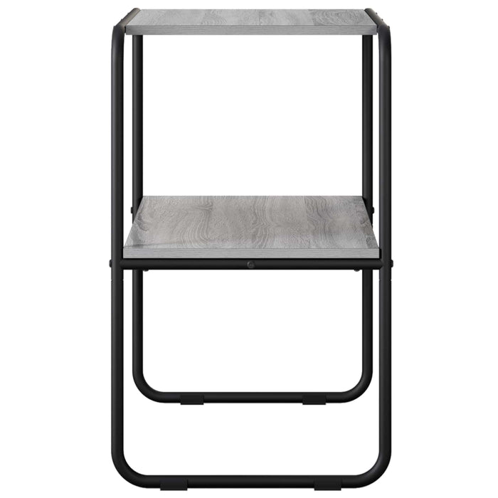 Masă de consolă Sonoma gri 80 x 42,5 x 70 cm Lemn prelucrat WALTI