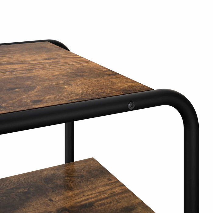 Masă de consolă Stejar fumuriu 80 x 41 x 75 cm Lemn prelucrat WALTI