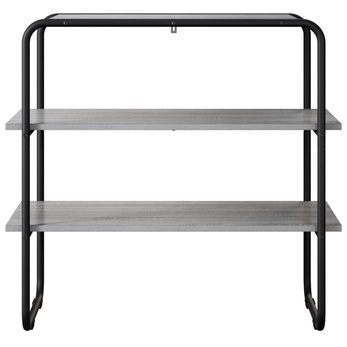 Masă de consolă Sonoma gri 100 x 41 x 75 cm Lemn prelucrat WALTI