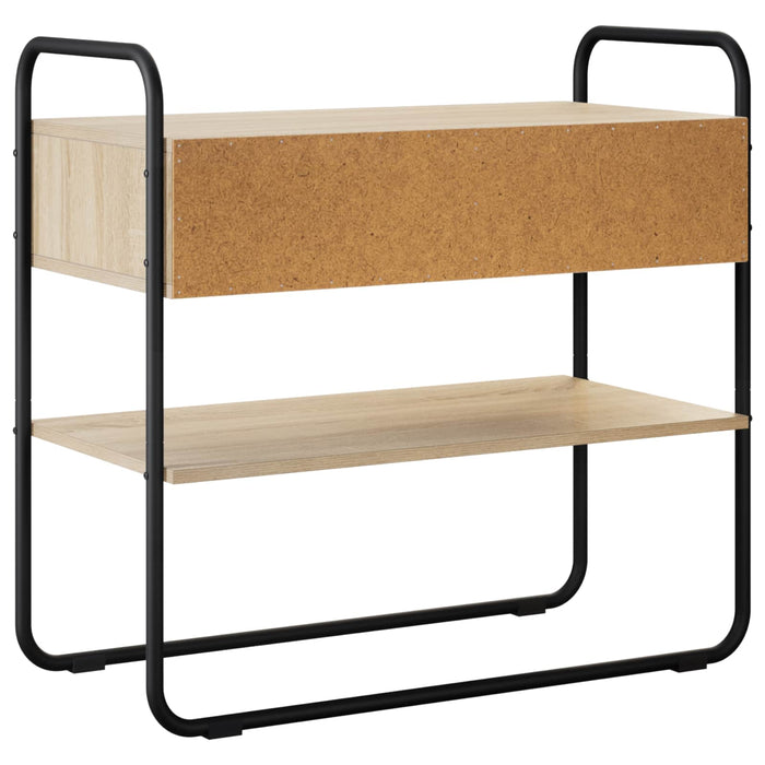 Masă de consolă Stejar Sonoma 80 x 40 x 75 cm Lemn prelucrat WALTI