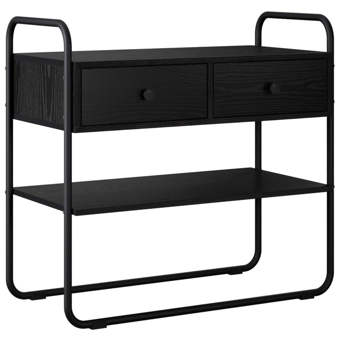 Masă de consolă Stejar Negru 100 x 40 x 75 cm Lemn prelucrat WALTI