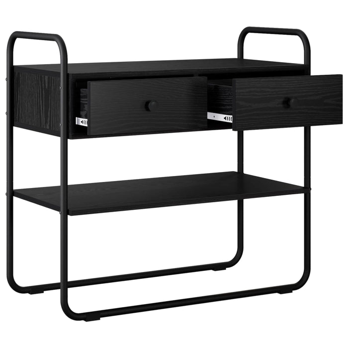 Masă de consolă Stejar Negru 100 x 40 x 75 cm Lemn prelucrat WALTI