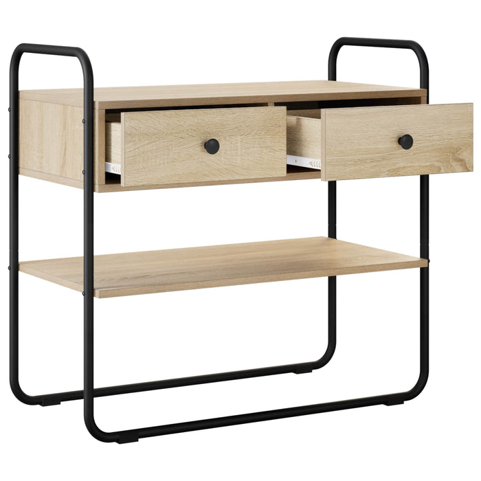 Masă de consolă Stejar Sonoma 100 x 40 x 75 cm Lemn prelucrat WALTI