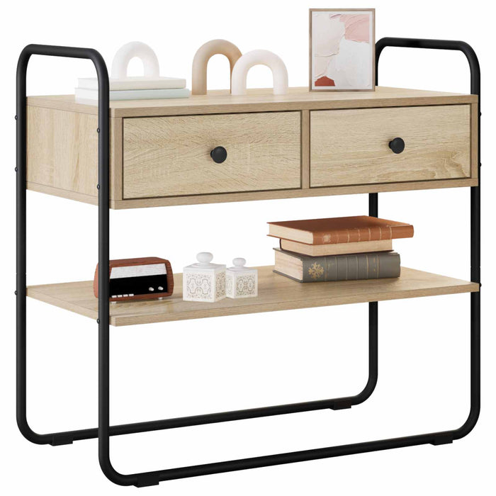 Masă de consolă Stejar Sonoma 100 x 40 x 75 cm Lemn prelucrat WALTI