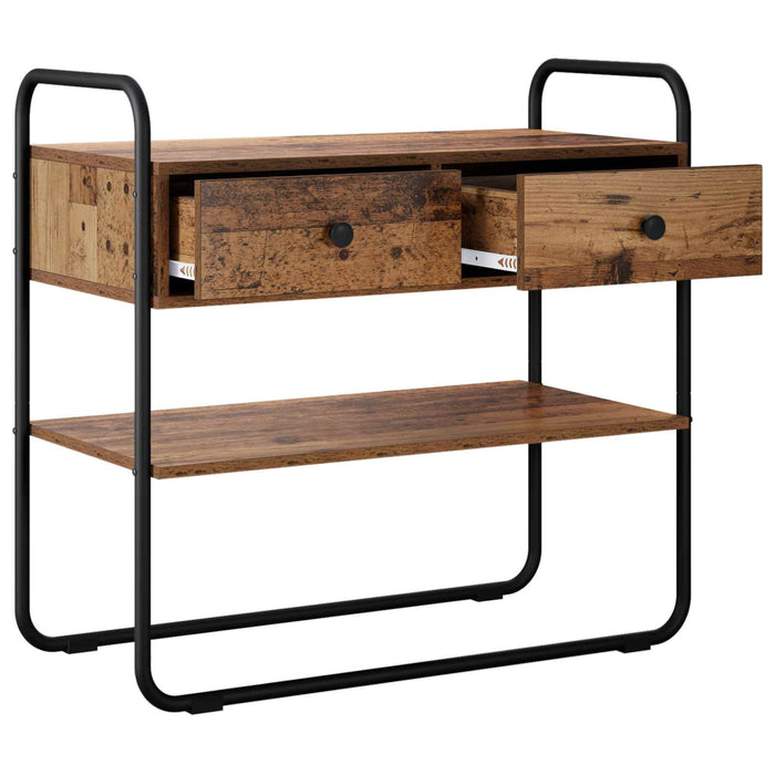 Masă de consolă Lemn vechi 100 x 40 x 75 cm Lemn prelucrat WALTI