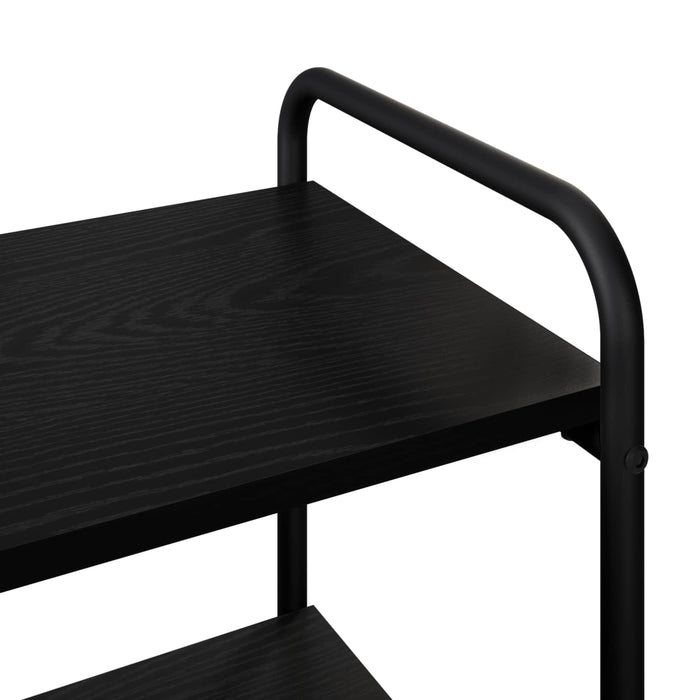 Masă de consolă Stejar Negru 80 x 35 x 75 cm Lemn prelucrat WALTI