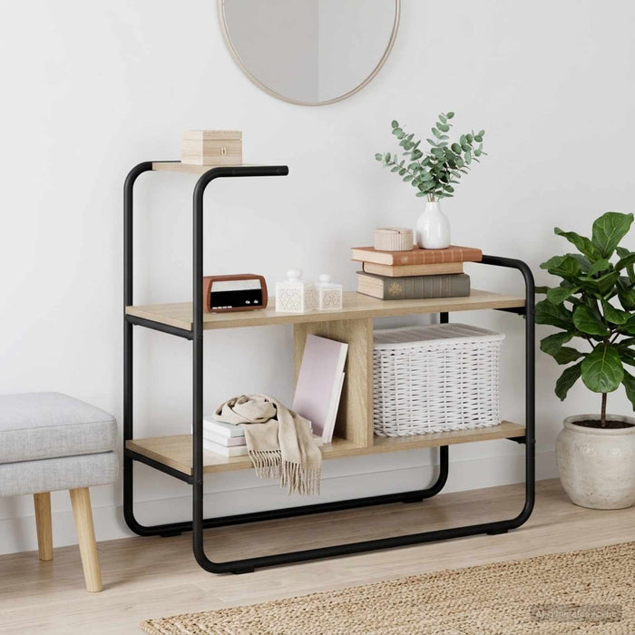 Masă de consolă Stejar Sonoma 80 x 35 x 75 cm Lemn prelucrat WALTI