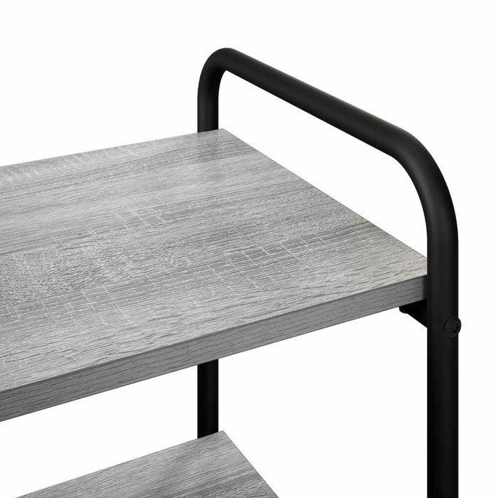Masă de consolă Sonoma gri 80 x 35 x 75 cm Lemn prelucrat WALTI