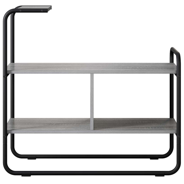 Masă de consolă Sonoma gri 80 x 35 x 75 cm Lemn prelucrat WALTI