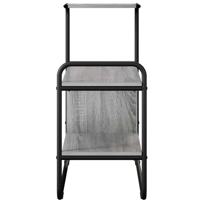 Masă de consolă Sonoma gri 80 x 35 x 75 cm Lemn prelucrat WALTI