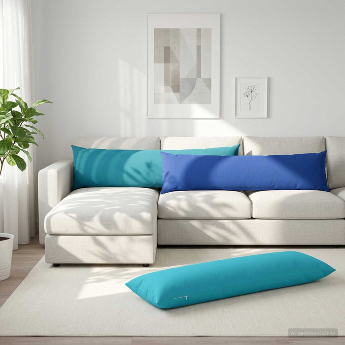 Pernă cu pernă HEERLEN Albastru regal 40 x 145 cm Poliester - WALTI WALTI