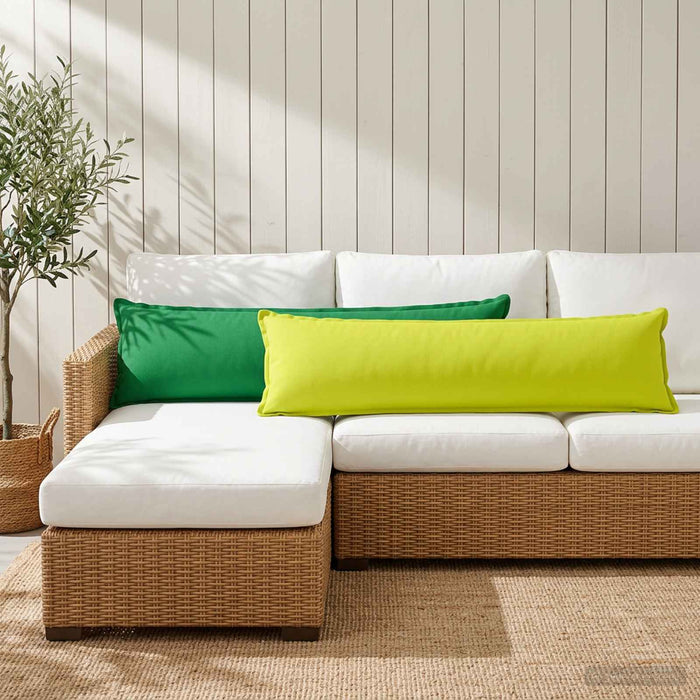 Pernă cu pernă HOUTEN 2 buc. Verde strălucitor. Poliester - WALTI WALTI