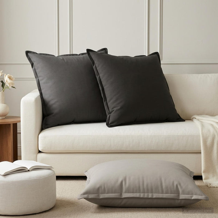 Pernă cu pernă HOUTEN 2 buc. Negru Poliester WALTI