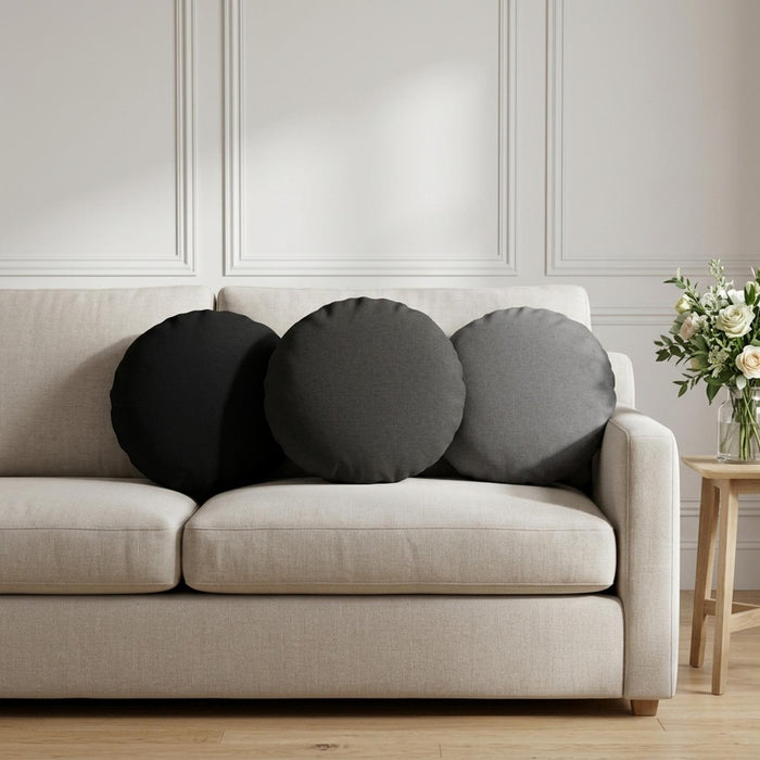 Perna decorativă 2 buc. HEERLEN Gri deschis Ø 40 cm Țesătură - WALTI WALTI