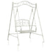 Bancă swinging Oțel 113 x 121,5 x 168 cm Alb Antic - WALTI WALTI