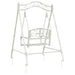 Bancă swinging Oțel 113 x 121,5 x 168 cm Alb Antic - WALTI WALTI