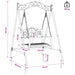 Bancă swinging Oțel 113 x 121,5 x 168 cm Alb Antic - WALTI WALTI