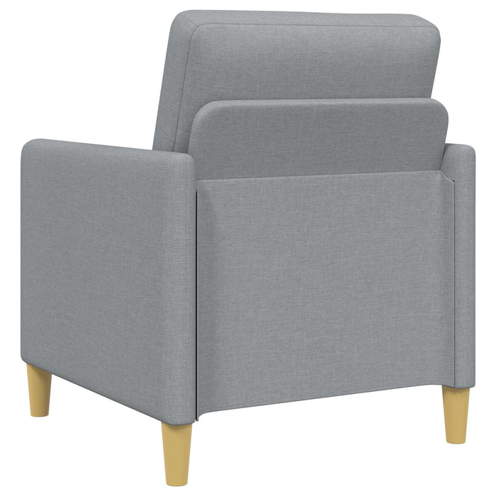 Set de canapea cu spațiu de depozitare 2 pcs Gri deschis - WALTI WALTI