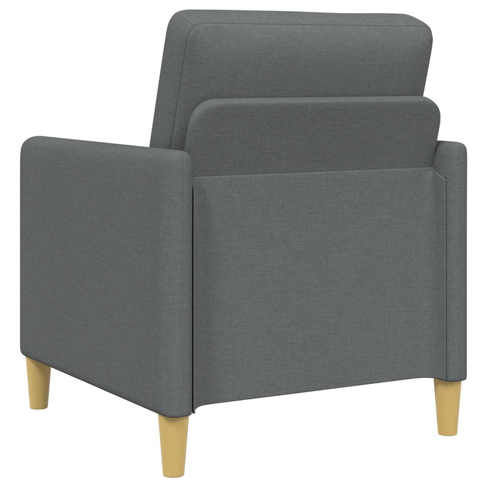 Set de canapea cu spațiu de depozitare 2 pcs Gri închis - WALTI WALTI