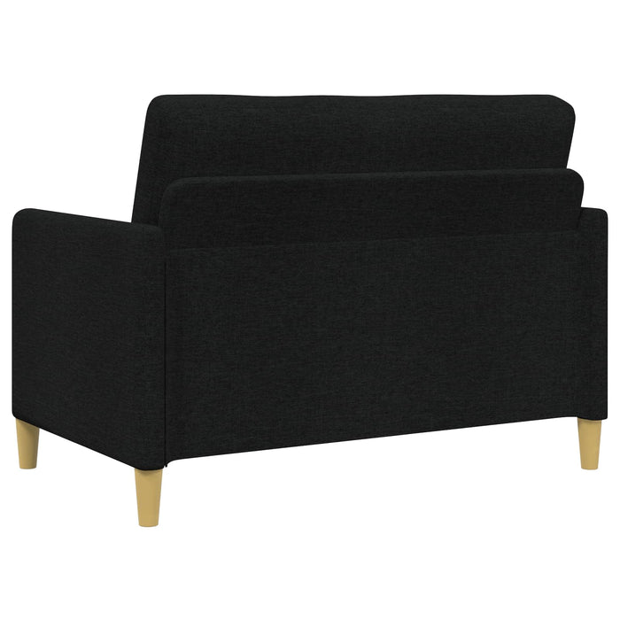 Set de canapea cu spațiu de depozitare 2 pcs Negru Poliester - WALTI WALTI