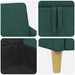 Set de canapea cu spațiu de depozitare 2 pcs Verde închis - WALTI WALTI