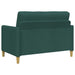 Set de canapea cu spațiu de depozitare 2 pcs Verde închis - WALTI WALTI