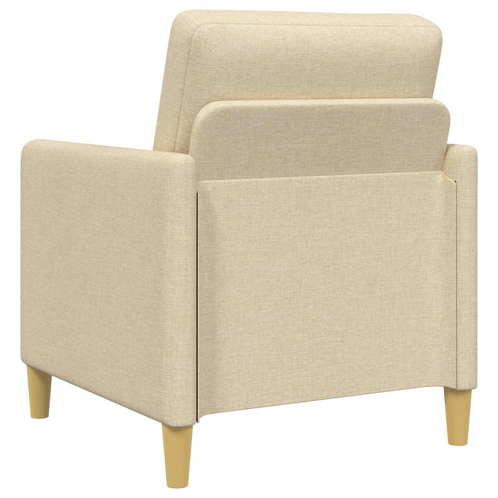 Set de canapea cu spațiu de depozitare 2 pcs Crem Poliester - WALTI WALTI