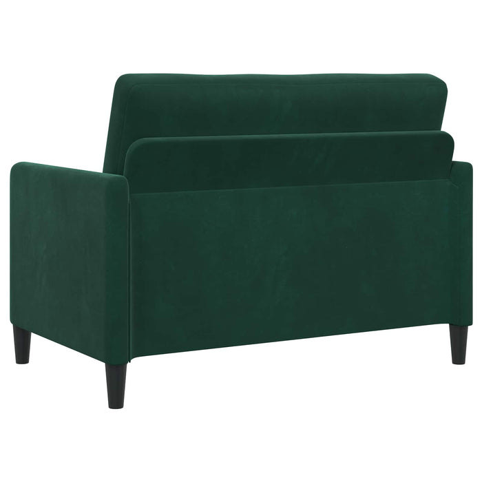 Set de canapea cu spațiu de depozitare 2 buc. Verde închis WALTI