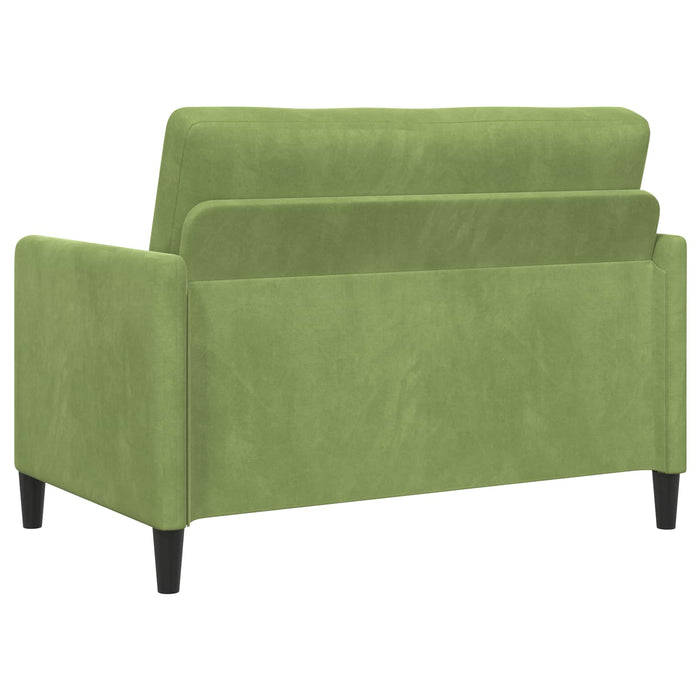 Set de canapea cu spațiu de depozitare 2 buc. Verde deschis WALTI