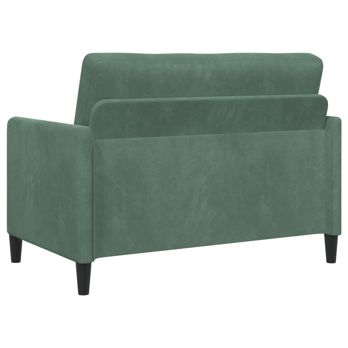 Set de canapea cu spațiu de depozitare 2 buc. Verde Mării WALTI