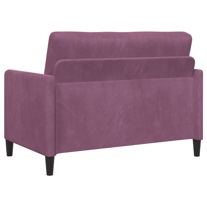 Set de canapea cu spațiu de depozitare 2 buc. Violet Poliester WALTI