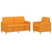 Set de canapea cu spațiu de depozitare 2 pcs Galben Întunecat - WALTI WALTI
