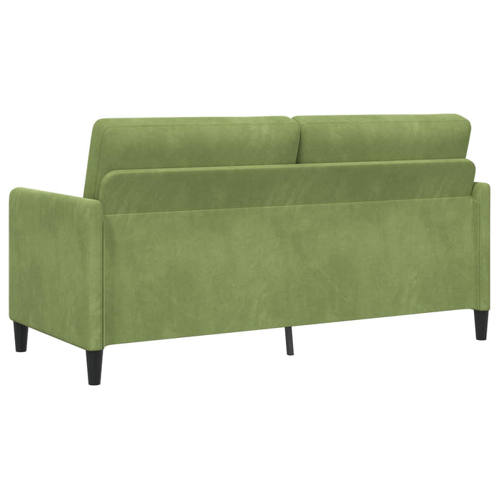 Set de canapea cu spațiu de depozitare 2 buc. Verde deschis WALTI