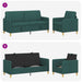 Set de canapea cu spațiu de depozitare 2 pcs Verde închis - WALTI WALTI