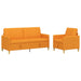 Set de canapea cu spațiu de depozitare 2 pcs Galben Întunecat - WALTI WALTI
