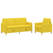 Set de canapea cu spațiu de depozitare 2 pcs Galben Deschis - WALTI WALTI