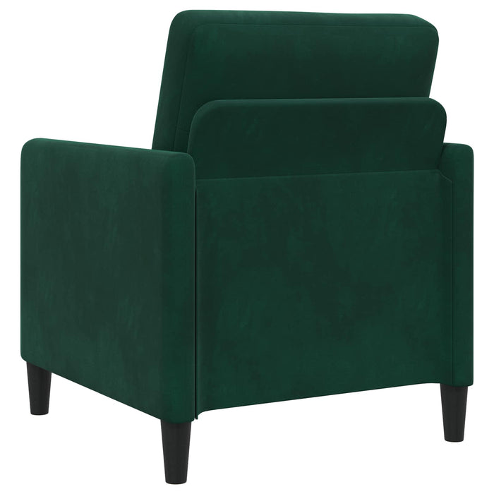Set de canapea cu spațiu de depozitare 2 buc. Verde închis WALTI