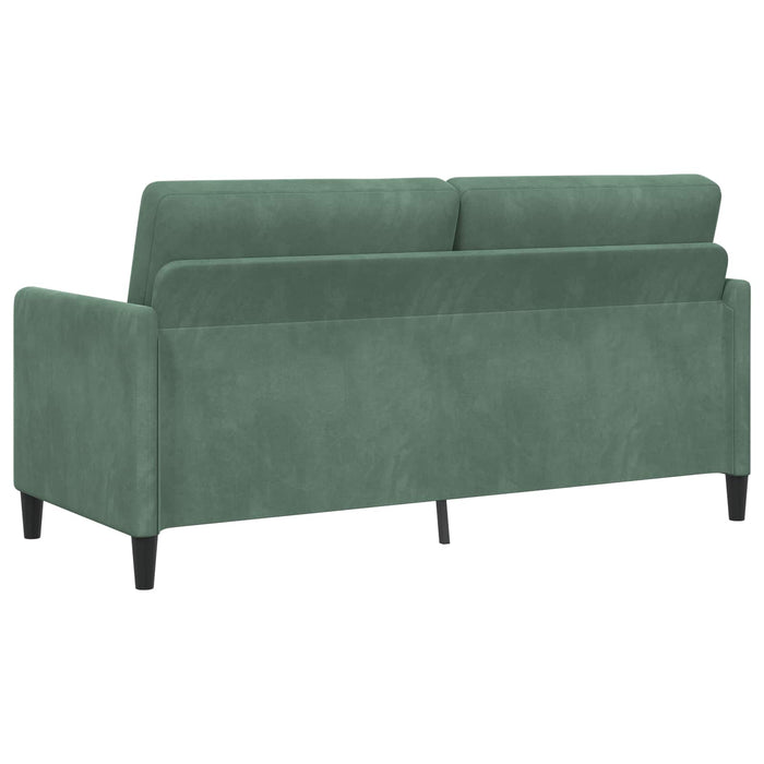 Set de canapea cu spațiu de depozitare 2 buc. Verde Mării WALTI
