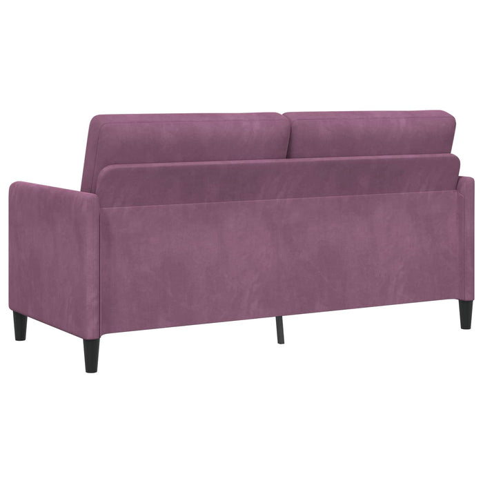 Set de canapea cu spațiu de depozitare 2 buc. Violet Poliester WALTI