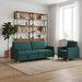 Set de canapea cu spațiu de depozitare 2 pcs Verde închis - WALTI WALTI