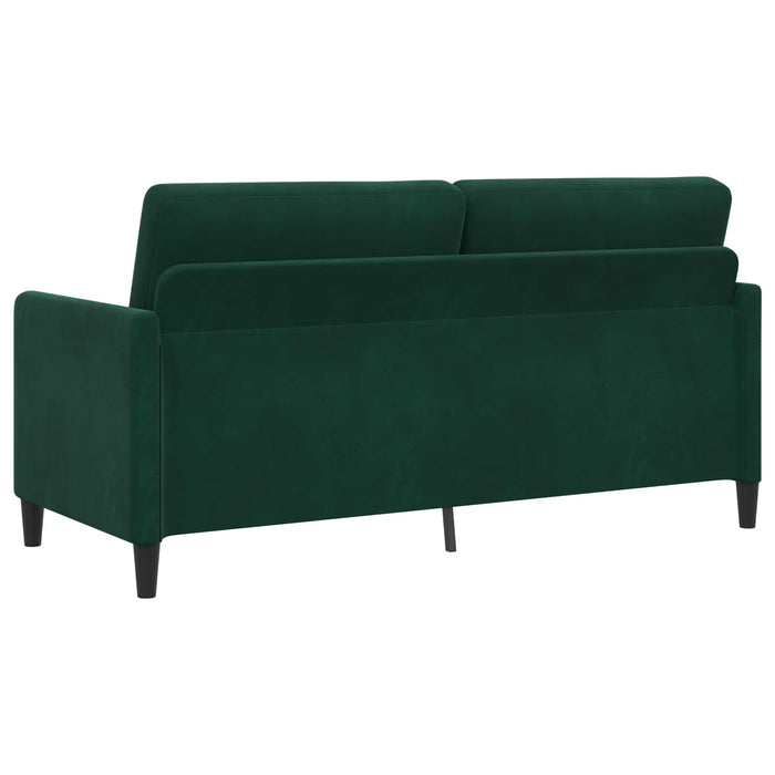 Set de canapea cu spațiu de depozitare 2 buc. Verde închis WALTI