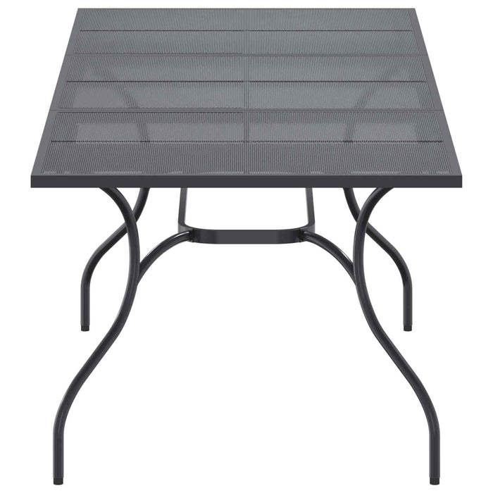 Masă de dining extensibilă din plasă Antracit 212 x 90 x 76 cm - WALTI WALTI