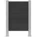 Împrejmuire pentru Coș de Gunoi Gri 85 x 12 x 115 cm - WALTI WALTI