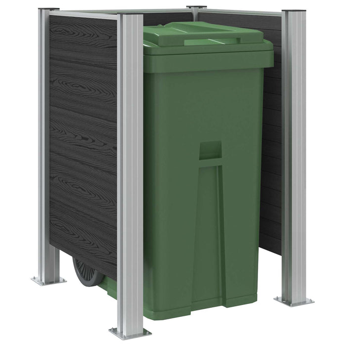 Împrejmuire pentru Coș de Gunoi Gri 85 x 85 x 115 cm - WALTI WALTI