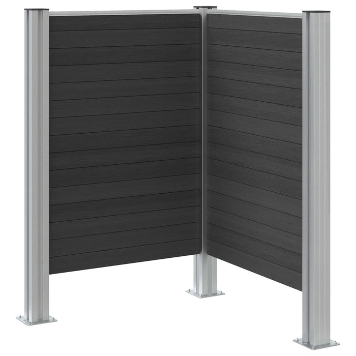 Împrejmuire pentru Coș de Gunoi Gri 85 x 85 x 115 cm - WALTI WALTI
