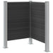 Împrejmuire pentru Coș de Gunoi Gri 85 x 85 x 115 cm - WALTI WALTI