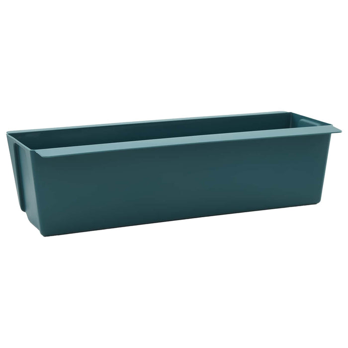 Cutii de flori pentru paleți Euro 24 pcs Verde WALTI