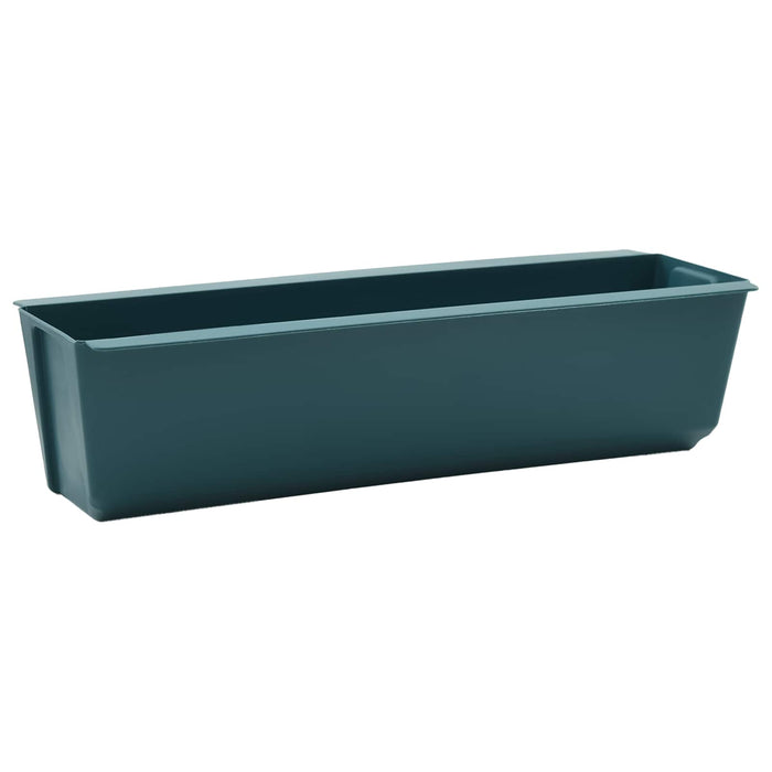 Cutii de flori pentru paleți Euro 24 pcs Verde WALTI