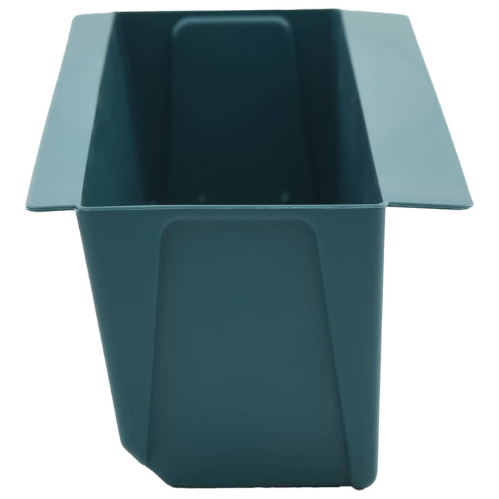 Cutii de flori pentru paleți Euro 24 pcs Verde WALTI